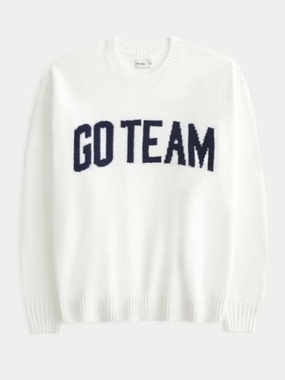 NWT Hollister GO TEAM sweater - Off Shoulder Oversized Size Large